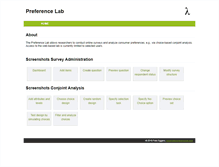 Tablet Screenshot of preferencelab.com